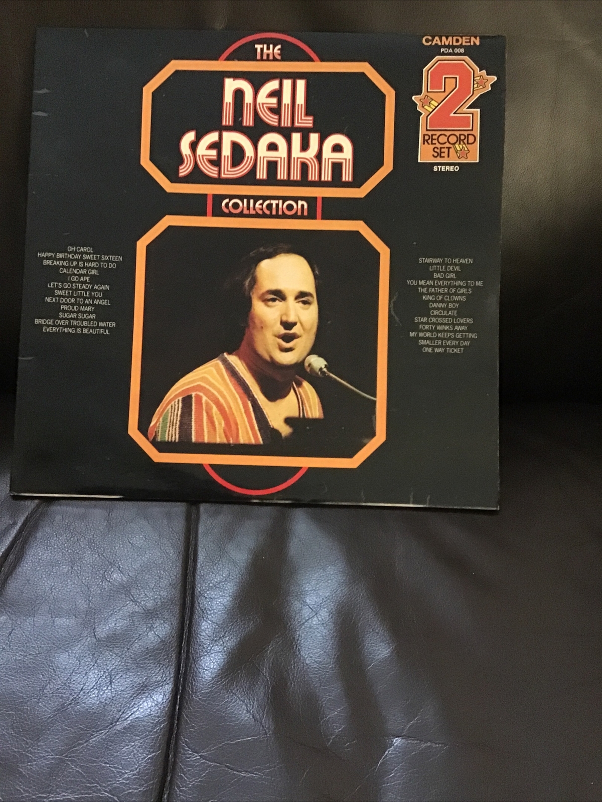 vinyl records- Neil Sedaka Collection- 1974 Reissue, PDA008- VG Condition-image