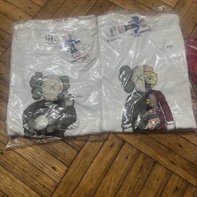 KAWS X UNIQLO FLAYED SHIRT WHITE SS19 XXS dior jordan