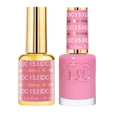 DND DC Soak Off Gel Polish + Matching Nail Lacquer - #153 Makeup