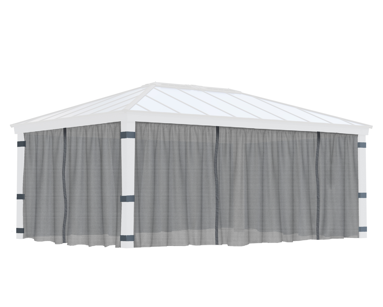 Netting Set Garden Gazebo for Dallas 4.2x6m