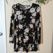 Show Me Your Mumu Floral Peony Long Sleeve Tunic Dress Size Medium