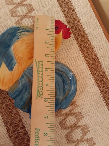 Cracker Barrel Ceramic Set Of 2 Rooster Spoon Rest & Sponge Holder Kitchen Set - Picture 12 of 13