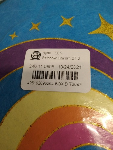 ToddlerHyde and Eek RAINBOW UNICORN Halloween accessories wings headband ONLY - 第 3/3 張圖片