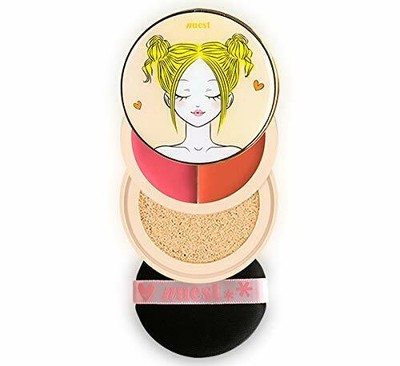 Chic2Cheek 3 Tiered Compact Luscious Lip and Cheek Dual Palette Foundation and..