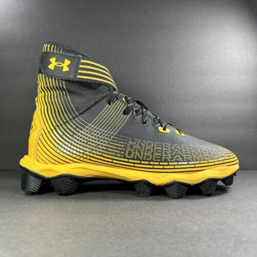 Under Armour Highlight Franchise JR Football Cleats Youth 6Y Black 3023724-002 - Picture 1 of 10