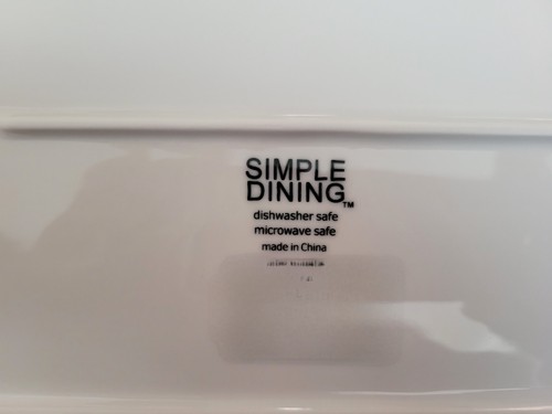 Simple Dining Contemporary Rectangular White Porcelain Serving Platter Tray - Picture 4 of 7