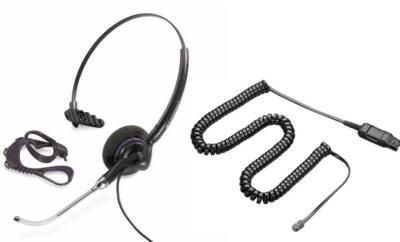 Plantronics P141-U10P Convertible Voice Tube DuoSet for Avaya Toshiba NEC Aspire