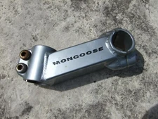 Vintage, Mongoose 25.4, High Rise Stem, Silver, 1-1/8" Extension Tube, MTB