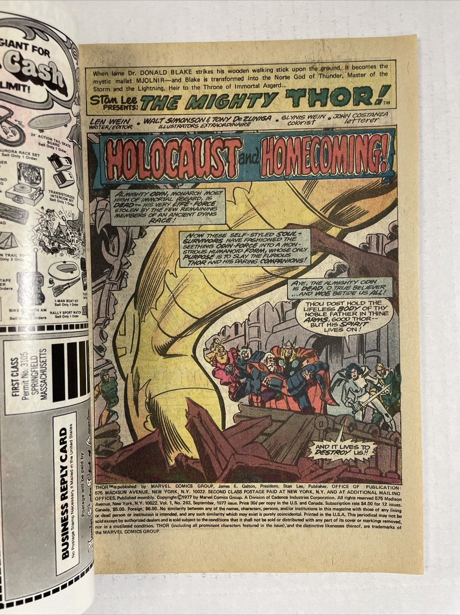 アメコミ The Mighty Thor #264 (1977) 9.4 アメコミ The Mighty Thor