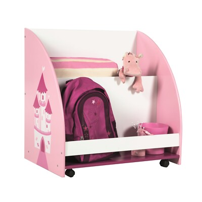 Roba Kids Spielregal mit Rollen Krone rosa TOP
