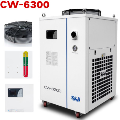 S&A CW 6300EN Industrial Water Chiller 380V 3.6HP for Laser Cutting Machine