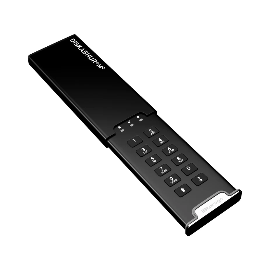 iStorage diskAshur M2 120GB | Password protected, encrypted SSD - Image 4 of 4
