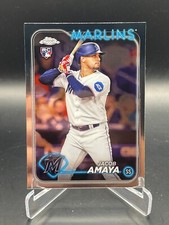 2024 Topps Chrome #92 Jacob Amaya Miami Marlins base
