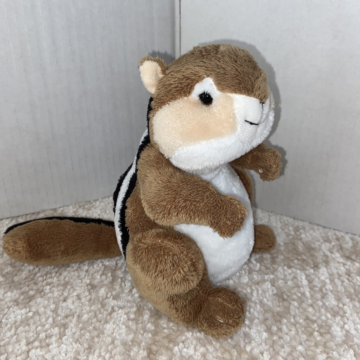 Ganz Webkinz Chipmunk Stuffed Plush Animal Toy 7 inches