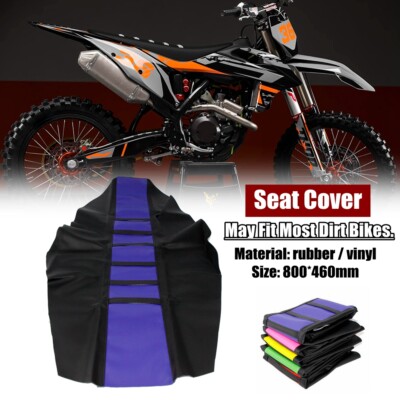 Rib Factory Black Gripper Seat Cover For Honda CR80 1989-1995 – Made In USA