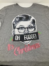 Christmas Story Oh Fudge It&rsquo;s Christmas T-Shirt Girls Juniors Medium