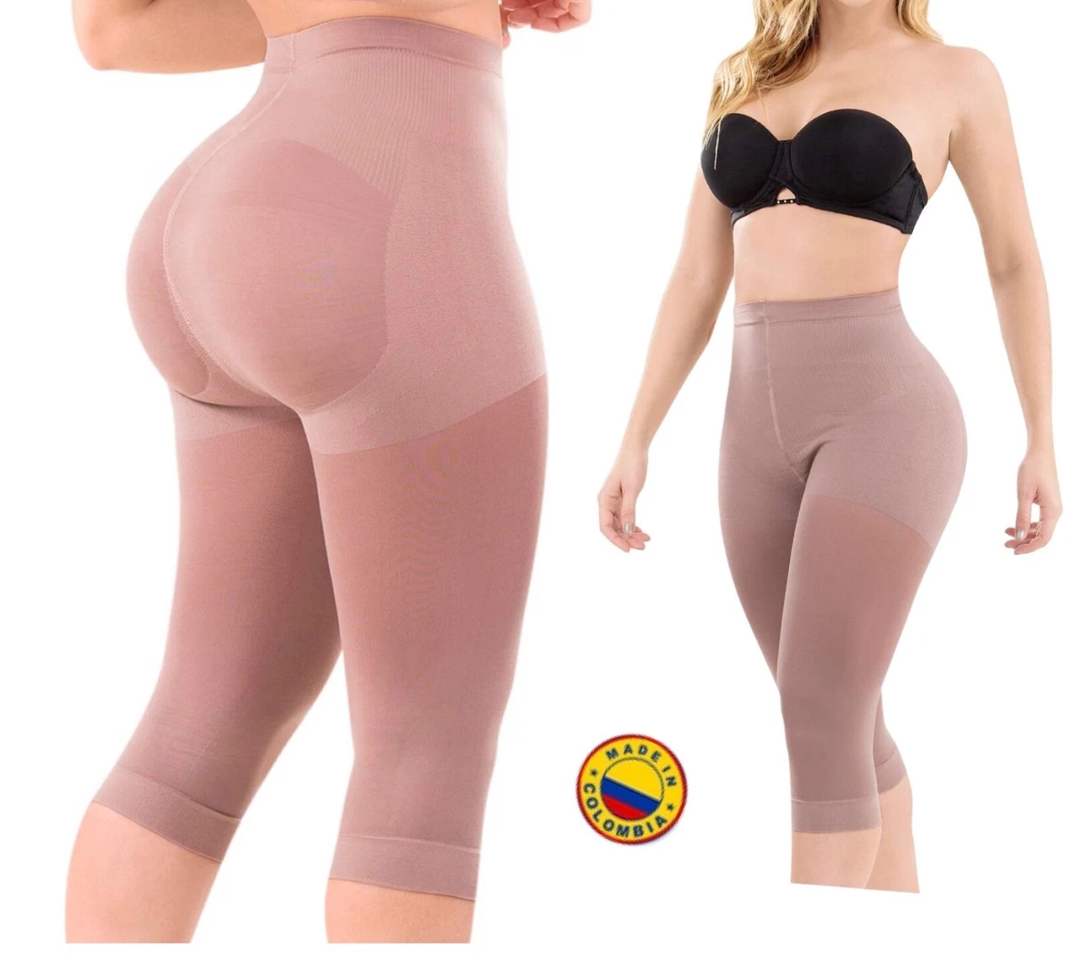 High Waist Leggings para Mujer Levanta Cola Push Up Faja Colombiana Must  Have