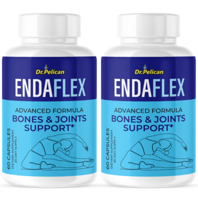 Endaflex- Joint Health Support- 2 Bottles- 120 Capsules
