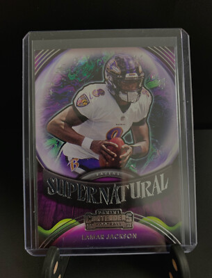 Lamar Jackson Supernatural Panini Contenders 2021 No. SN-LJA