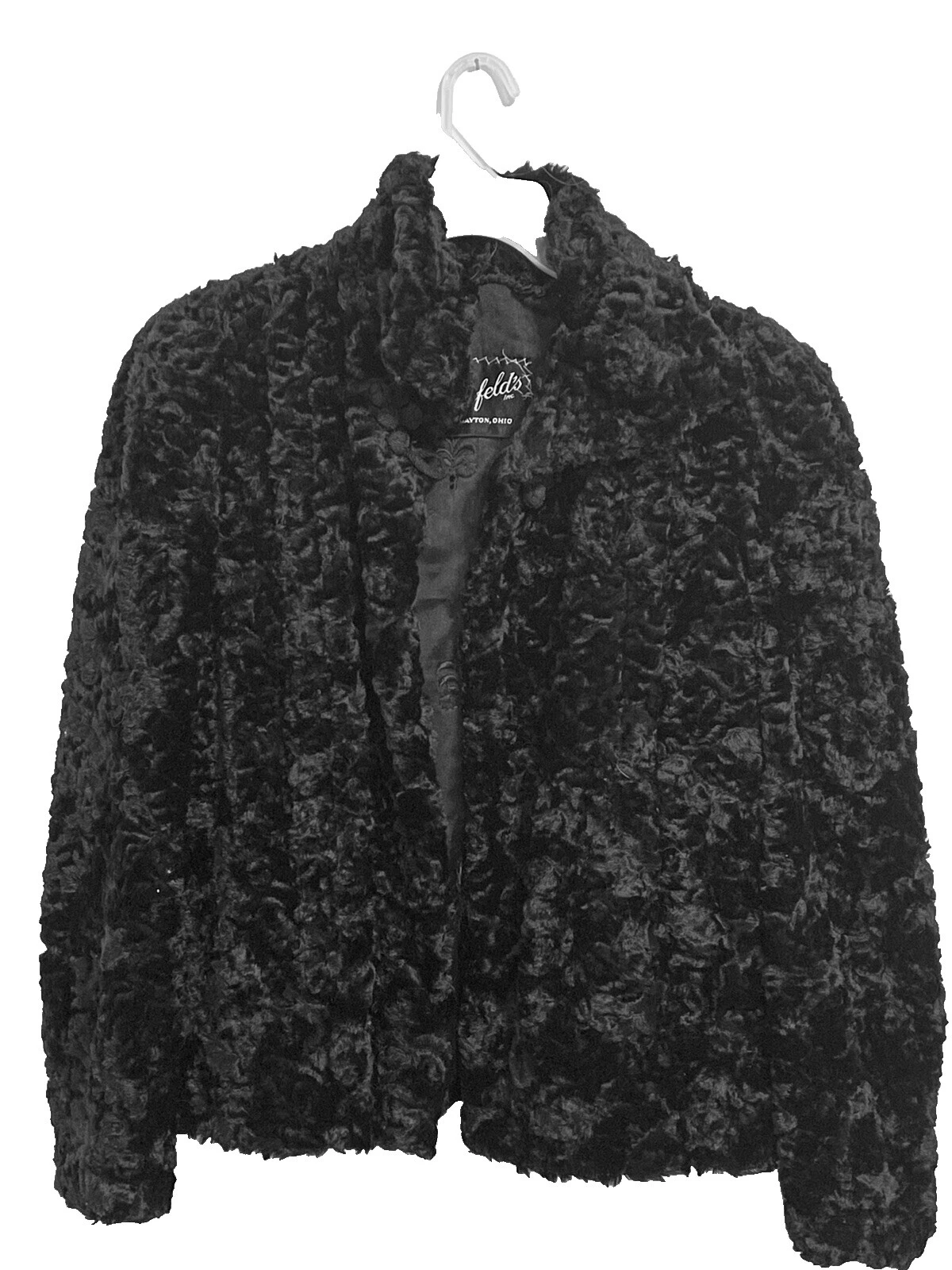 Faux Fur Black 1950s Vintage Coats, Jackets & Vests for Women