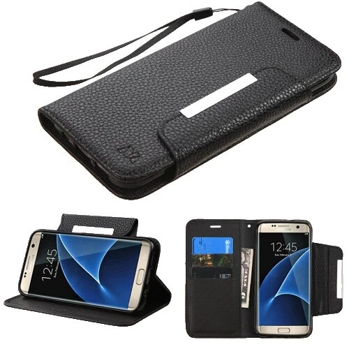 Teléfono celular casos de cartera para MYBAT Samsung Galaxy S7 Edge