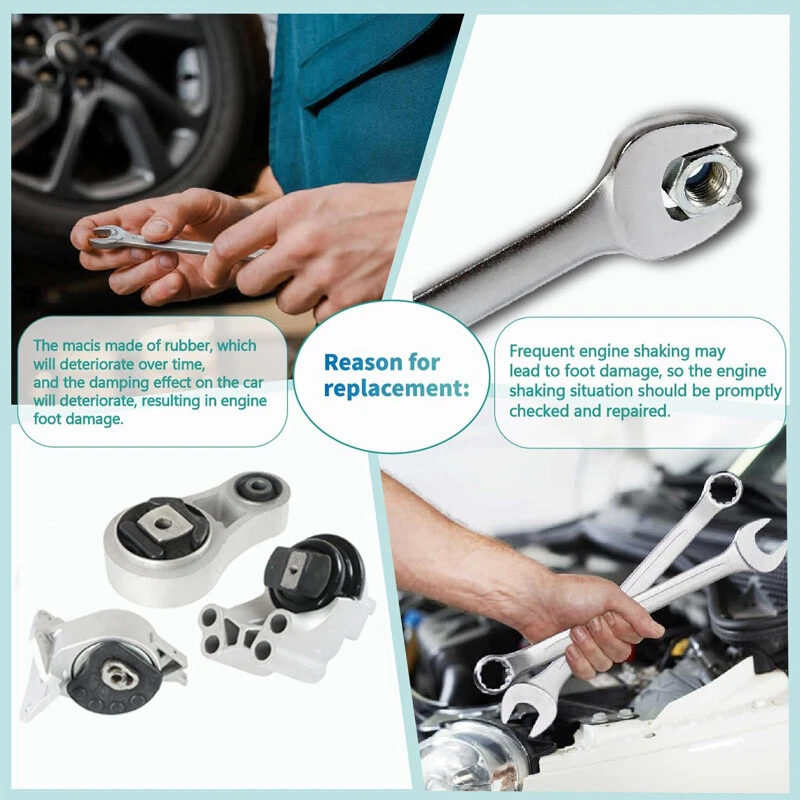 3PCS Engine Motor & Trans Mount For 2007-2012 Lincoln MKZ 3.5L A5571 A5570 A5653 - Изображение 2 из 4