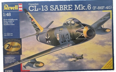 Canadair CL-13 (F-86F-40) Sabre Mk.6 Revell 04562 Maßstab 1:48 Scale 1/48