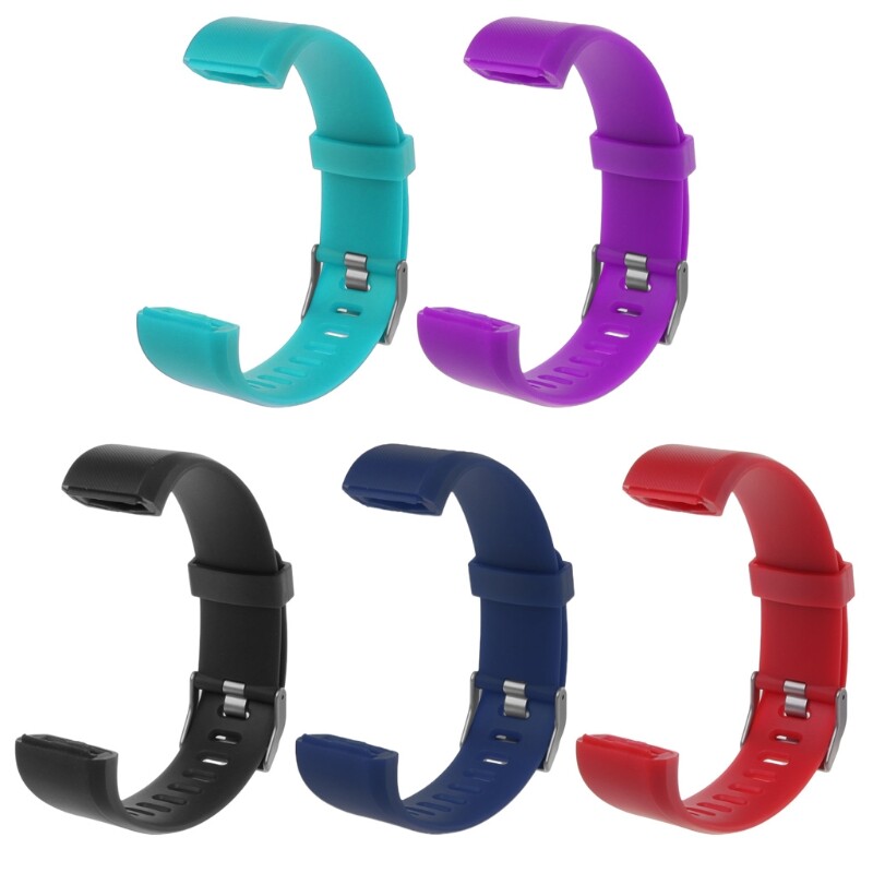 for ID115 PLUS Smartwatch Adjustable Silica Band Wear Resist Wristband Bracelet