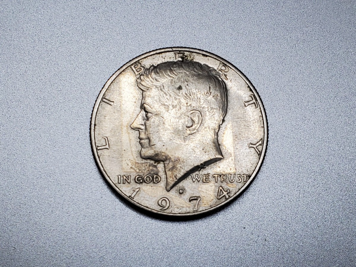 Vintage 1974 US Half Dollar Coin - 