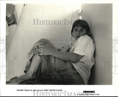 1995 Press Photo Jennifer Taylor in Alex Graves' ''The Crude Oasis'' Movie