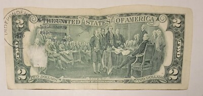 USA series 1976 $2 bill **POSTMARKED** July 4th 1976 | eBay