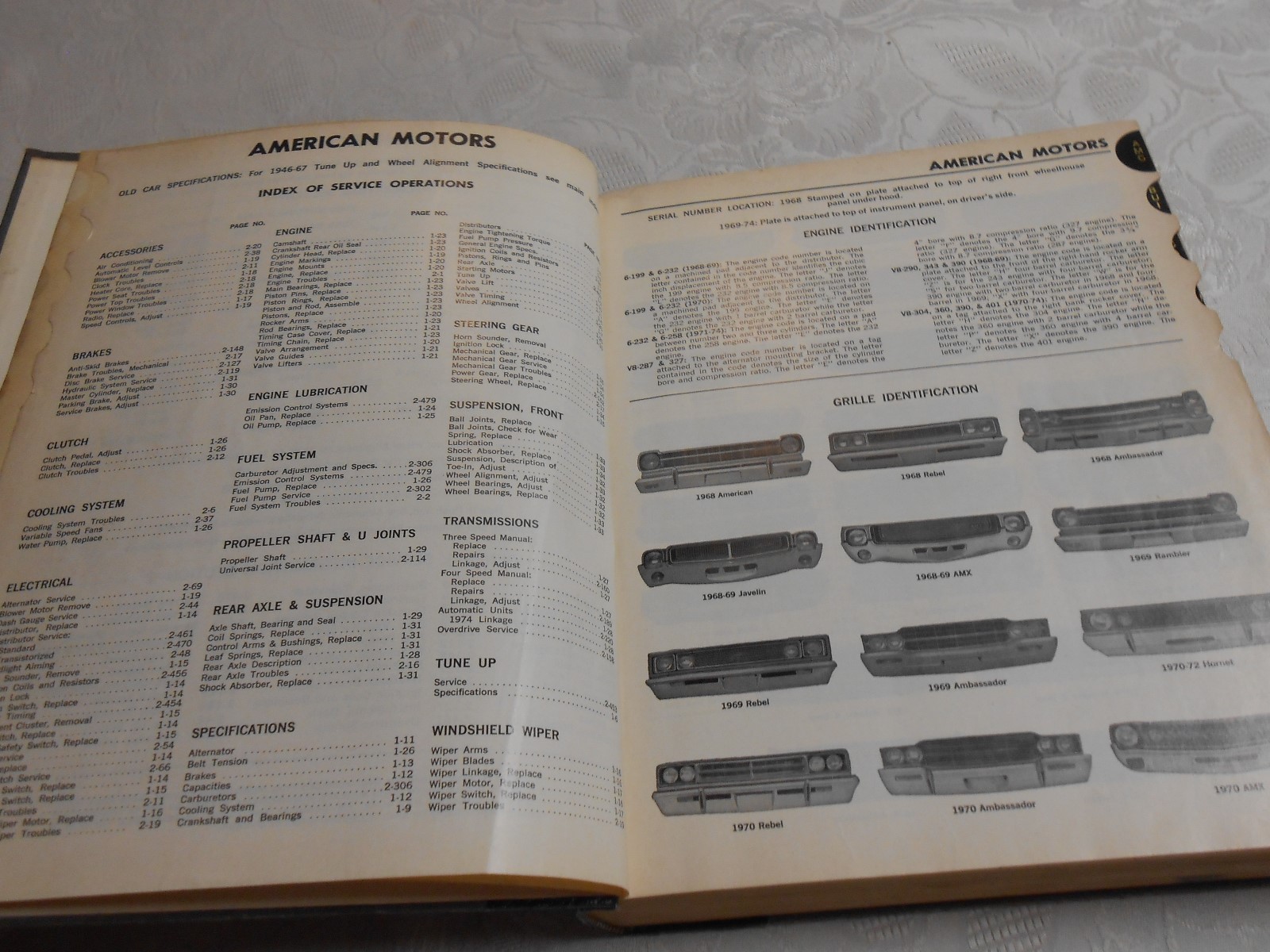 1974 Edition " MOTOR AUTO REPAIR MANUAL 196874 " eBay