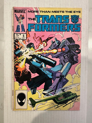 The Transformers #6  Comic Book  1st Full App Josie Beller(Circuit Breaker)