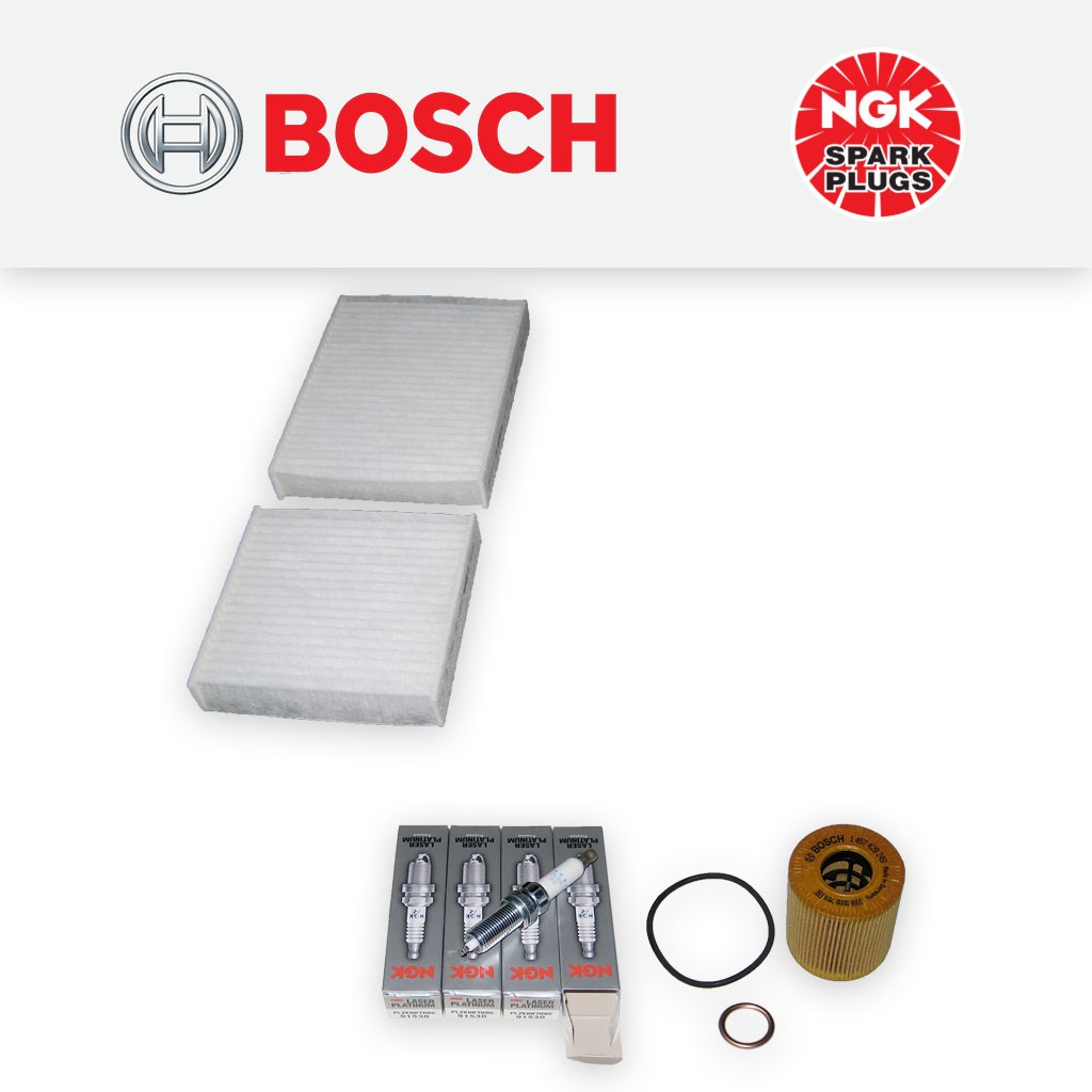 SERVICE KIT for PEUGEOT 207 1.6 16V VTI OIL CABIN FILTERS PLUGS (2006-2012)