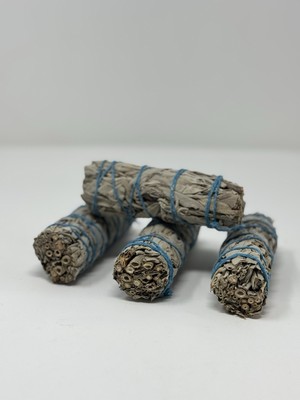 4 Pack White Sage 4  Smudge Stick For Cleansing, Smudging & Meditation