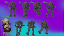 Excalibur Alternate Mech Model For Battletech 6mm-10mm-15mm RLWS
