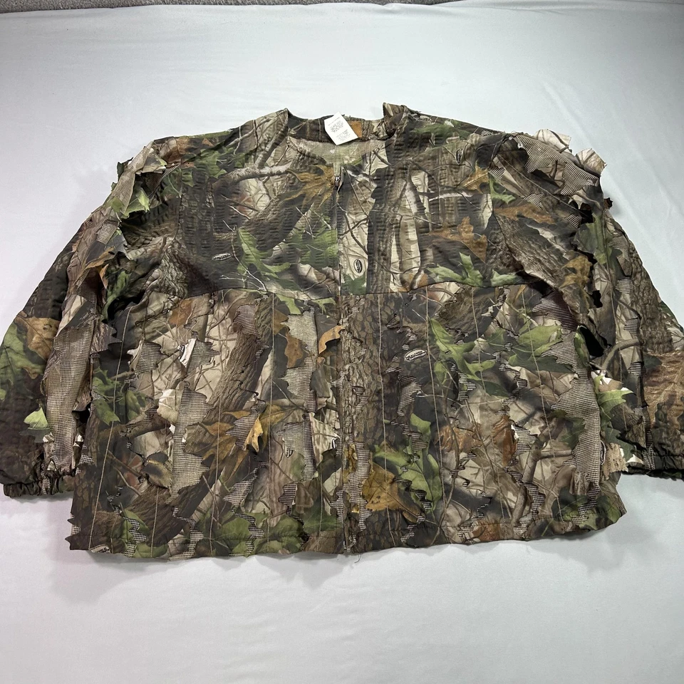 Duxbak Realtree Hardwoods 3D Leafy Camo Suit 2XL Jacket Pants Hunting Set Poly - Image 2 of 4