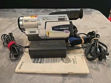 Sony DCR-TRV130 Digital 8 Camcorder Record Transfer Watch Tapes Tested Works 01*