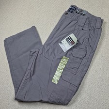 NWT 5.11 Tactical Pants Mens 38x32 Gray Cotton Cargo Work Police EMS Pants 74251