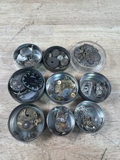 Vintage Estate Fresh Watchmakers Lot Of Pocket Watch/ Watch Parts