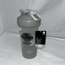 Blender Bottle Shaker Prostak With Pill Organizer, Storage For Protein  22 oz