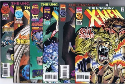 UNCANNY X-MEN # 326, 327, 331, 336, 338, 343 US Comics 1995-97 SUPER HI-GRADE
