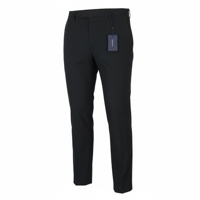GANT Stretch Leinen Herren Hose EU54 Abend Blau Tailored Zip *