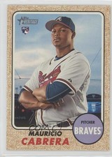 2017 Topps Heritage High Number Mauricio Cabrera #556 2u3