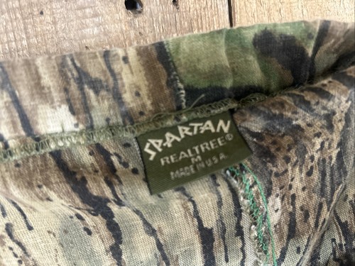 Vintage Spartan Realtree Camo Hunting Jacket & Pants Mask Lightweight USA Medium - Picture 6 of 10