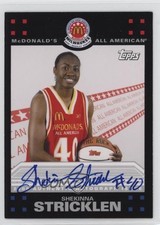2008 Topps McDonald's All-American Game Auto Shekinna Stricklen #SST Auto 0f8t