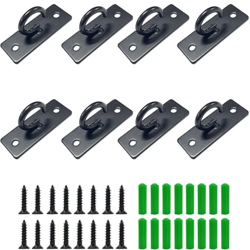 8 Pcs Resistance Bands Wall Anchor,Ceiling Mount Anchor Wall Mount Anchors for R