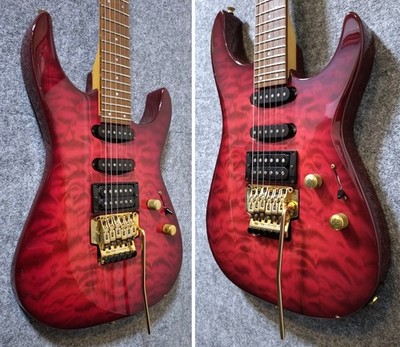 Fernandes FR-65 Quilted Maple Electric Guitar Used Stock