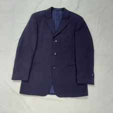 Hugo Boss Blazer Mens Size 42 Black Ventless 3 Button Natural Stretch Jacket