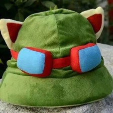 Teemo Warmth Cap Cosplay Hat Unisex Gaming Costume Accessory League of Legends